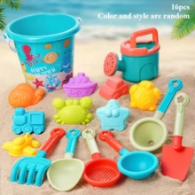 Kids Beach Toys Set, Suitable For Water Play, Sand Digging, Shovels, Beach Buckets, Perfect Summer Gift For Children, Party Supplies, Random Colors And Styles - Multicolor - View 11