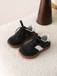 1双春秋季新款婴儿鞋，软底幼儿鞋，休闲运动鞋 - 黑色 - 查看 2