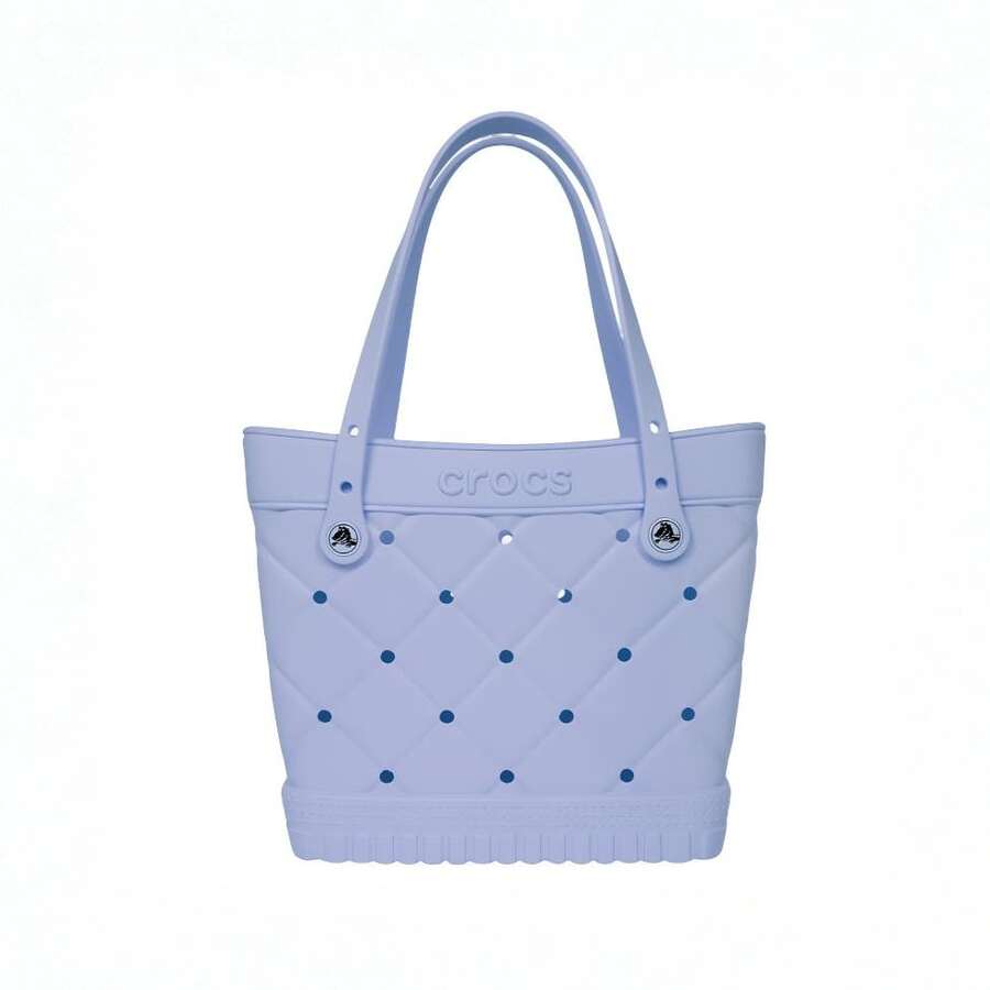 Crocs Medium Quilted Tote Casual Bag - Blue Haze - View 1