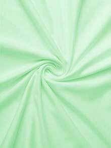 Tween Girls' Casual Funny Print Crew Neck Short Sleeve T-Shirt, Summer Top - Mint Green - View 7