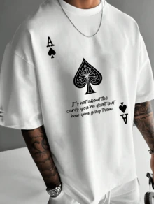 1PC Men's Casual Minimalist Mountain Printed Short Sleeve T-Shirt, Summer,Men Summer Letter Printed Round Neck Short Sleeve Casual T-Shirt,Machine Washable Casual Shirt For Casual Attire, Leisure Apparel, Round Neck Tee, Cotton Loose Fit Short Sleeve Tee | Graphic Tee, Men's Heavyweight Cotton T-Shirt, Solid Color Short Sleeve Crewneck Tee, Relaxed Fit For Casual & Everyday Wear | Men's Fashion, Basic Tee, Plain T-Shirt, Cotton, Streetwear, Minimalist, Summer Top, Wardrobe Staple, High Quality, Solid Tee,Graphic Tees, Oversized T-Shirt, Polo Shirt, Button Up Shirt, Vintage Graphic Tee, Streetwear Tops, Waffle Knit Shirt, Men's Henley, Linen Shirt, Basic Tee - Áo phông trắng - Xem 3