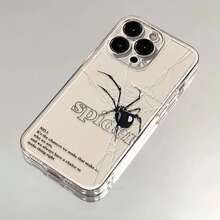 1个酷炫太空透明蜘蛛图案防震全包覆式TPU高品质材质手机壳，适用于 13/14/15 Pro Max/16/16 Pro/16 Pro Max/16 Plus/17/17 Pro/17 Pro Max/17 Air/11/12 Pro Max/X/XR/XS Max/7/8 Plus/13 Mini/12 Mini/7 Plus/12 Pro/11 Pro Max/14 Pro/14 Plus/15 Plus - 彩色 - 查看 6