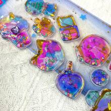 Moe Moe Fragrant Shaker Stickers: Cute Dessert & Ice Cream Design With Holographic Sequins, 3D Puffy Adhesive Stickers For Scrapbooking & Kids DIY Decoration - 3D Stickers 84 - View 12