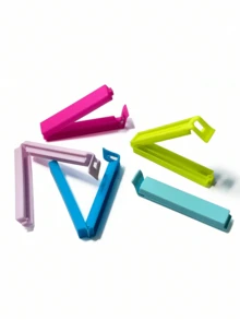 7.5cm Sealing Clips, Snack Freshness Clips, Tea Powder Milk Kitchen Food Bag Sealing Clips, Plastic Food Clips Wedding Party Gift Bags - Multicolor - View 2