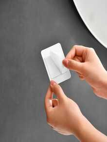 Soporte autoadhesivo para cepillo de pelo - Estante de pared para peines montado en el baño, Estante de almacenamiento de cepillos de pelo de plástico adecuado para cepillos de cerdas suaves, rizadores y pinzas para el cabello, Organizador de tocador sin taladro, Accesorio de baño que ahorra espacio - Multicolor - Ver 5