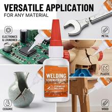 Pegamento adhesivo de alta resistencia, con fuerza de unión resistente adecuado para uso industrial y bricolaje - Pegamento para soldar - Ver 4