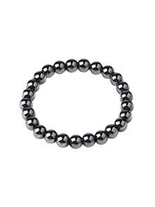 1件赤铁矿手链，男女通用磁性虎眼石手链 - 彩色 - 查看 3