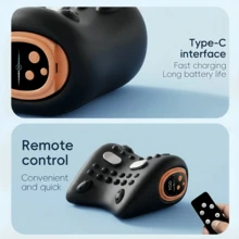 Heated Neck Massager Pillow With Remote Control – Cervical Neck & Shoulder Massage Cushion, 3 Modes & 3 Heat Levels, Ergonomic Neck Support Relaxation Pillow, Portable For Home Office Travel - Black - View 7