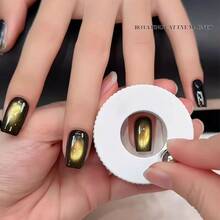 Magnetic Cat Eye Nail Art Tool - Portable Nail Polish Magnet Stick With Roller, Creates Captivating Cat Eye Effect, Easy To Use At Salon Or Home - Multicolor - View 3