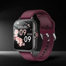 全新热销 1.83 英寸全屏触控智能手表，男女皆宜，具有无线通话功能、计步器、卡路里、多种运动模式、通知、远程摄像头、音乐控制和健身追踪功能，支持 Android 和 iOS 无线连接，是圣诞节、万圣节的绝佳礼物 - 彩色 - 查看 12