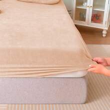 King Size Fleece Sheet Set Measuring 260x230cm. Softness And Comfort. - 米色 - 查看 2