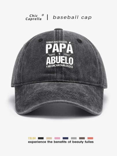 A Retro Washed Hat All-Season Spring SummerAutumn Winter Wearable AdjustableStrap Suitable For Valentine's DayWeddings Christmas School SeasonFather's Day Outdoor Sports Travel SunProtection Essential Gifts For Men Niche Customizable Trucker HatAvailable In Black Pink Purple YellowCasual Headwear