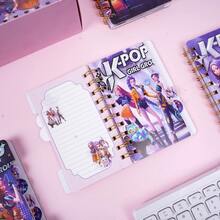 1/2/3本/套 KPOP 女团 Witch Hunt 螺旋笔记本，A7 螺旋笔记本，学生便签本，便携式笔记本，记事本，返校学生文具 - 彩色 - 查看 5