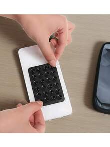 1pc Silicone Suction Cup Phone Case Stand, Suction Cup Phone Holder, Octobuddy, Sticky Phone Stand, Suitable For Smartphones - A - View 5