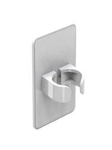Soporte autoadhesivo para cepillo de pelo - Estante de pared para peines montado en el baño, Estante de almacenamiento de cepillos de pelo de plástico adecuado para cepillos de cerdas suaves, rizadores y pinzas para el cabello, Organizador de tocador sin taladro, Accesorio de baño que ahorra espacio - Multicolor - Ver 4