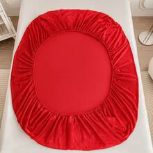 King Size Fleece Sheet Set Measuring 260x230cm. Softness And Comfort. - 紅色 - 查看 3