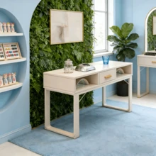 Manicure Tables - White - View 1