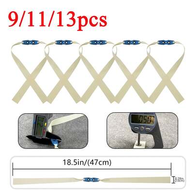 9/11/13 قطعة من أشرطة المطاط لتحديد موضع البندقية الصيد للاستخدام في الهواء الطلق، سماكة 0.5 مم، إكسسوارات بندقية عالية الجودة، هدية للرجال والنساء في المناسبات والأعياد