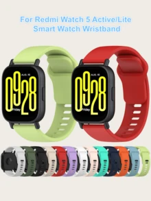 Tali jam tangan silikon universal 22mm dengan sistem pelepas cepat, kompatibel dengan tali jam tangan pintar RedmiWatch 5 Active/Lite, dan kompatibel dengan tali jam tangan antarmuka universal 22mm lainnya. Tersedia dalam berbagai warna untuk dipadukan, cocok untuk pria dan wanita, tahan air dan mudah dibersihkan. - 22mm - View 1