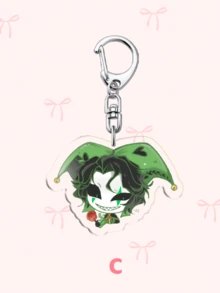 1pc Acrylic Bizarre Circus Clown Keychain, Cute Anime Character Pendant, Anime The Freak Circus Keychain,Mobile Phone Charm & Phone Chain, Bag Accessory, Creative Fans Gift, Protective Film On Both Sides - Multicolor - View 15