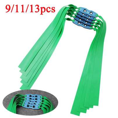 9/11/13 قطعة من أربطة المطاط لتحديد موضع المقلاع للصيد في الهواء الطلق، سماكة 0.6 مم، أربطة مطاطية عالية الجودة لممارسة إطلاق المقلاع، هدية للرجال والنساء في المناسبات والأعياد