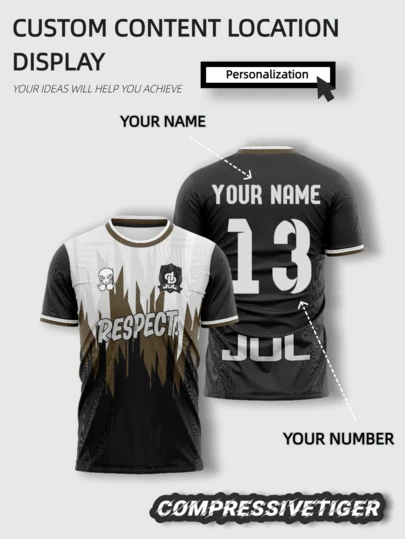 Áo bóng đá thiết kế theo yêu cầu - Tên và số áo tùy chỉnh, chất liệu nhẹ, thấm hút mồ hôi, phù hợp cho các trận đấu bóng đá, bóng rổ, bóng chuyền, tập luyện và mặc hàng ngày, trang phục thể thao nam thiết kế theo yêu cầu.