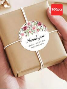 1-100 miếng dán tùy chỉnh, nhãn cảm ơn tùy chỉnh, nhãn dán đám cưới, nhãn dán chữ tùy chỉnh, nhãn dán họa tiết hoa, nhãn dán chống thấm nước, hoàn hảo cho đám cưới, tiệc cảm ơn, niêm phong quà tặng kẹo, hộp quà, đầy màu sắc, lễ hội, lãng mạn, tinh tế, chất lượng cao, quà tặng lý tưởng cho bạn bè, gia đình, các cặp đôi, người yêu, chú rể, cô dâu, tuyệt vời cho kỷ niệm, đám cưới. - Nhiều màu 1 - Xem 50