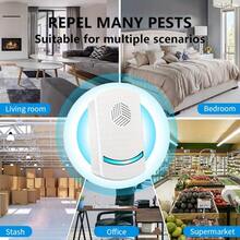 Ultrasonic Pest Repeller, Low Power Consumption, No Radiation, Silent Operation, Wide Coverage Area, 360° Comprehensive Protection. Suitable For Home, Warehouse, Office, Etc. Made Of High-Quality ABS Material, . Effectively Repels Mice, Cockroaches And Other Pests. - Multicolor - View 5