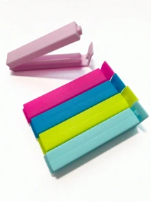 7.5cm Sealing Clips, Snack Freshness Clips, Tea Powder Milk Kitchen Food Bag Sealing Clips, Plastic Food Clips Wedding Party Gift Bags - Multicolor - View 9