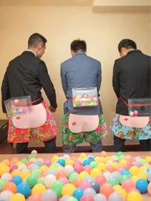 1組/2組 40件公雞蛋投擲派對遊戲，派對遊戲道具，適合快樂家庭、戶外室內遊戲、婚禮週年派對、生日、復活節、音樂節、夏季主題派對，趣味派對用品（球子顏色隨機發貨） - 多色 - 查看 8