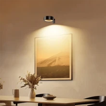 1个/3个/6个遥控按压式三色壁灯，LED艺术绘画灯，三色可调光定时绘画灯，适用于相框艺术肖像，家居墙面装饰展示灯，电池供电（不含电池） - 電池款 - 查看 4