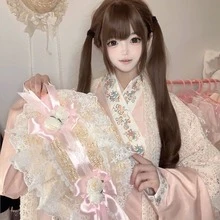 Lolita Floral Lace Bonnet Hat, BNT Style, Blending Of Chinese And Western Elements, Straw Hat - Flower Lace Hat - View 8