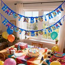 Paw Patrol 1面汪汪队立大功生日派对拉旗，粉色、红色和蓝色可选，适合生日派对和主题派对。 - 汪汪隊生日拉旗 - 查看 4