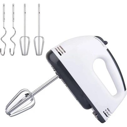 Kynley Batidora de huevos eléctrica manual, batidora de repostería, batidora con 7 velocidades, multifuncional, para batir nata, crema, comida, masa para pasteles. ✅ Entrega en España en 48/72 horas