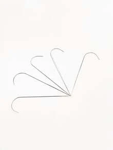 Set de 5 agujas de cuentas dobladas, con apertura en el medio para enhebrar, agujas para cuentas de semilla, agujas de cuentas giratorias, herramientas finas para enhebrar cuentas, suministros para hacer joyería - Aguja para abalorios curva y abierta - Ver 3