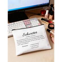 Sister Gift - Best Friend Cosmetic Bag Small Natural Makeup Bag For Big Sister Cosmetic Bag Small Holy Gifts Girls Sisters, Sister - Multicolor - View 8