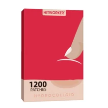 Large Round Dot Waterproof And Sweat Proof Facial Sticker, Not Easy To Peel Off, Waterproof - Multicolor - View 3