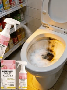 JAYSUING Fragrant Toilet Cleaner - Effectively Dissolves All Stains And Odors, Foaming Cleaning Solution Designed For All Toilet Materials - Liquid - View 1