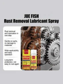 JUE FISH Rust Remover Spray, Gentle Cleaning For Machine Parts, Metal Rust Removal And Brightening, Multi-Purpose Spray - Liquid - View 6
