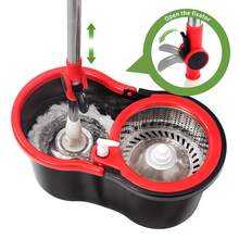 BN BY NEE This Spinning Mop And Bucket Set With A Water Filter Is Perfect For Bathroom Use. It Includes A 360° Rotating Mop Bucket System, Three Microfiber Mop Replacement Heads, And A 61-Inch Adjustable Stainless Steel Handle For Effective Floor Cleaning. - Kích thước thông thường (nhỏ) - Xem 6