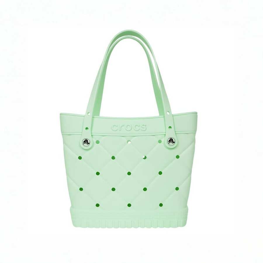 Crocs Medium Quilted Tote Casual Bag - SereneGreen - View 1