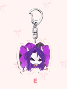 1pc Acrylic Bizarre Circus Clown Keychain, Cute Anime Character Pendant, Anime The Freak Circus Keychain,Mobile Phone Charm & Phone Chain, Bag Accessory, Creative Fans Gift, Protective Film On Both Sides - Multicolor - View 18