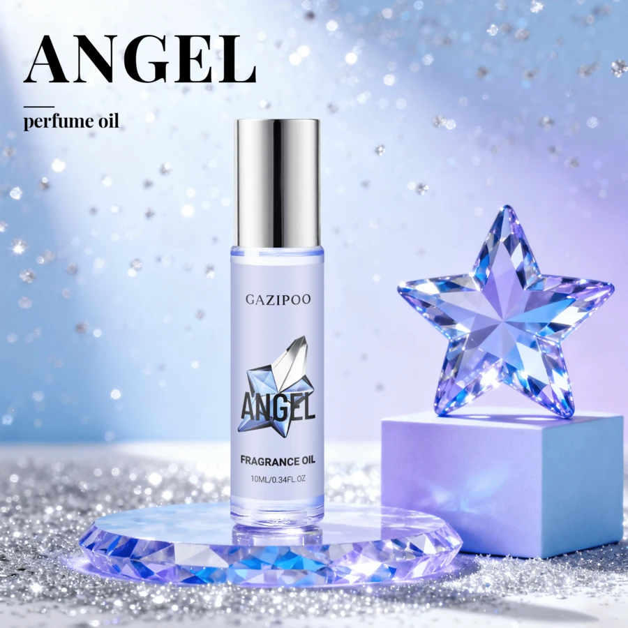 蓝色五角星天使之心优雅香氛，持久清新，美食东方香调，融合柠檬、橙子、琥珀和檀香，提升自信与魅力，星形设计象征我的心，适合作为情人节和节日礼物。 - 藍星-10ml - 查看 1