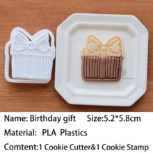 Creative Cartoon Animal Bunny Bear Cookie Cutter Mold Flower Birthday Cake Biscuit Stamp Fondant Cake Gift Pastry Baking Tools Back To School - View 11