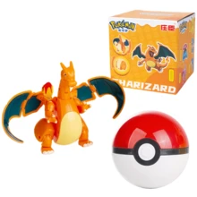 pokemon 30款正版宝可梦玩具，带精灵球，可变形玩偶，包括皮卡丘、喷火龙、妙蛙花、小火龙、杰尼龟、水箭龟、伊布、梦幻、超梦、暴鲤龙、甲贺忍蛙、路卡利欧、快龙、拉普拉斯、露奈雅拉等。 - 彩色 - 查看 36