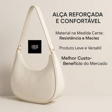 Minimalist Small Compact Women's Bag With Zipper In Gold Details In Fashion - Champagne - View 6