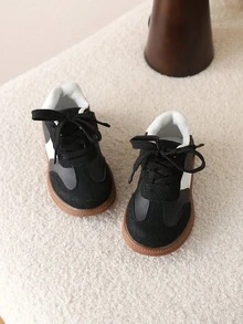 1双春秋季新款婴儿鞋，软底幼儿鞋，休闲运动鞋 - 黑色 - 查看 4