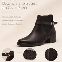 Stylish Women's Boots – Modern Design For Elegant Women's Casual Style - 棕色 B201 - 查看 4