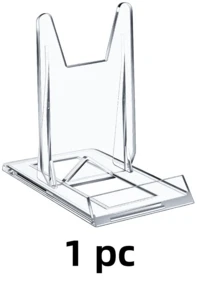 Acrylic Book Shelf, Adjustable Transparent Book Display Rack, Art Display Stand, Suitable For Home, Office, Back To School, Comic Books, CDs, Magazines, Postcards, Artworks - Multicolor - View 10