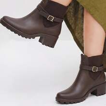 Stylish Women's Boots – Modern Design For Elegant Women's Casual Style - 棕色 B201 - 查看 3